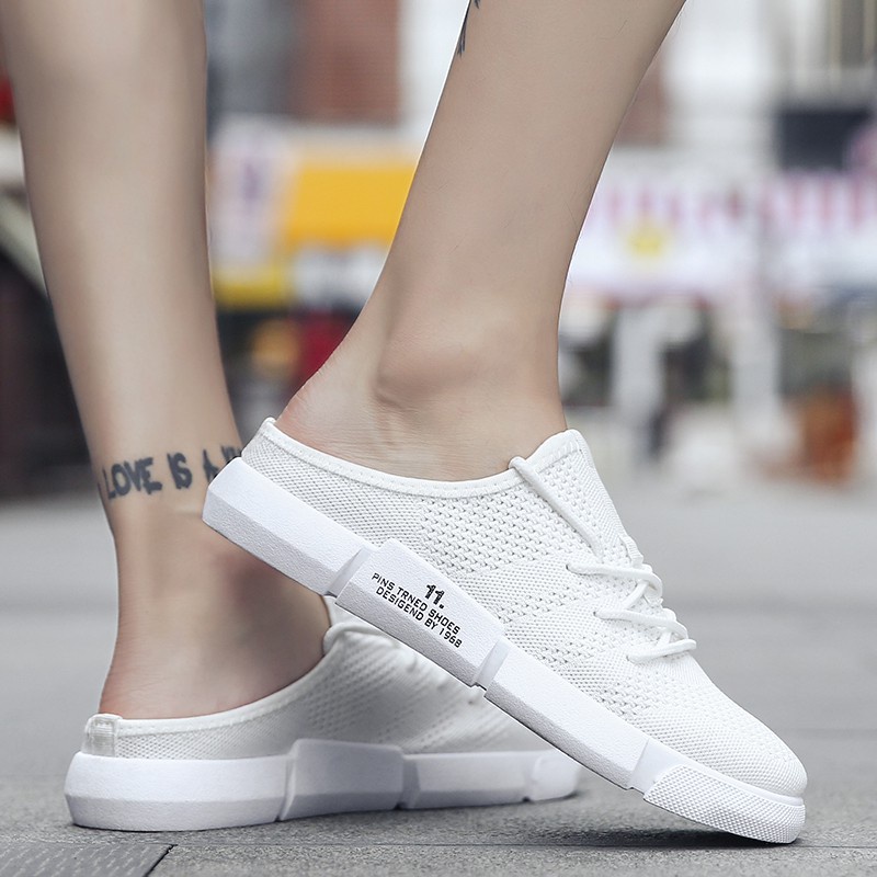 Giày lười JINTOHO canvas chống trượt thời trang mùa hè cho nam