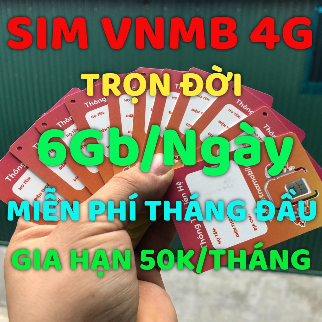 Sim Data Gói Cước Sopee 6gb ngày Vietnamobile Giá Rẻ 1 Năm Không Giới Hạn thumbnail