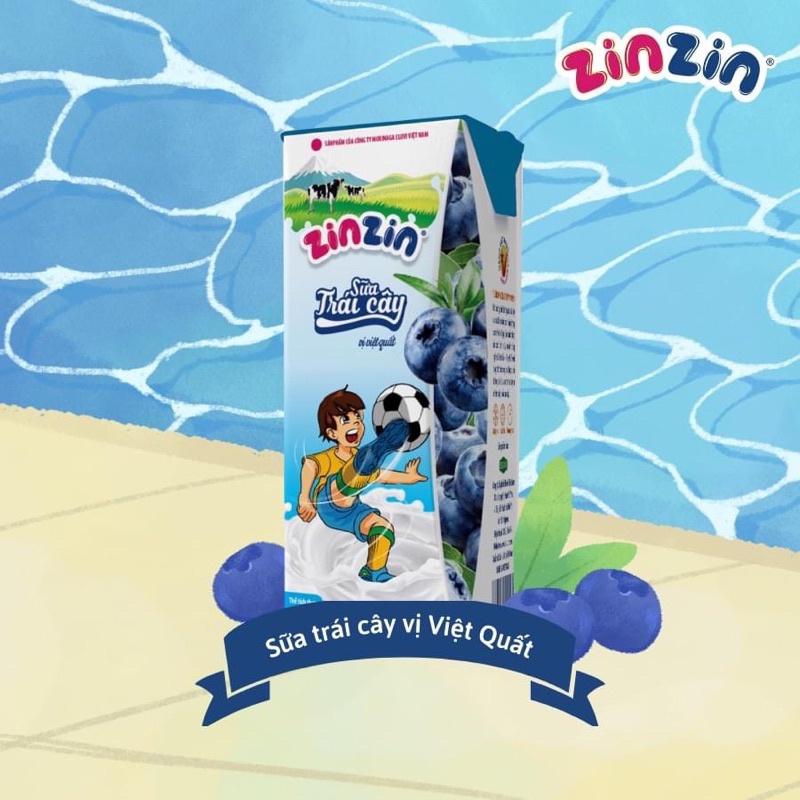 1 thùng 48 hộp sữa trái cây ZinZin 110ml