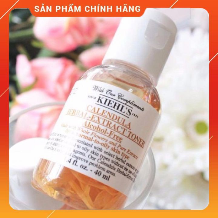 Nước hoa hồng Kiehl's Hoa Cúc Calendula Herbal Extract Toner hàng chuẩn mini 40ml | BigBuy360 - bigbuy360.vn