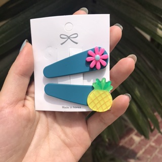 Set 2 kẹp tóc hoa quả cho bé yêu