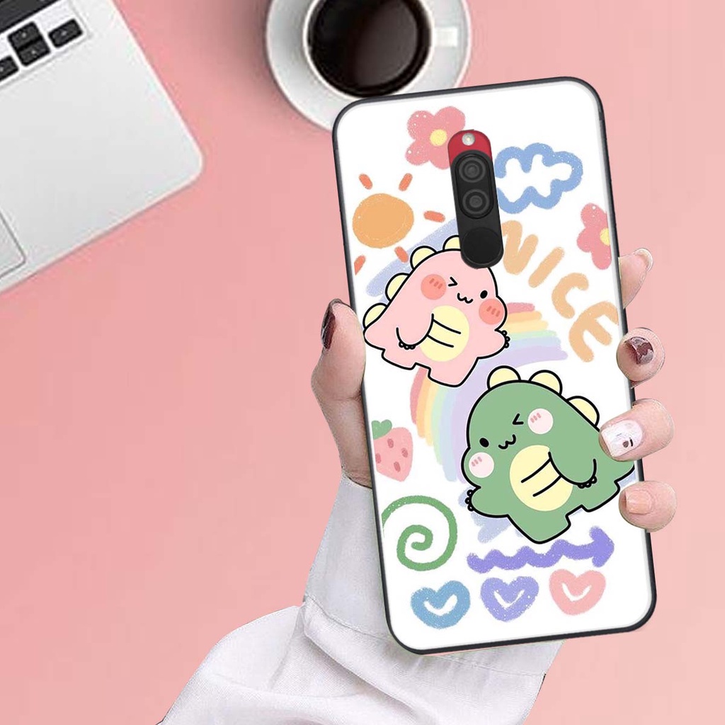 Ốp lưng Xiaomi REDMI 8 in hình khủng long , gấu nâu xinh xắn, siêu cute  mà còn vô cùng RẺ -ĐẸP