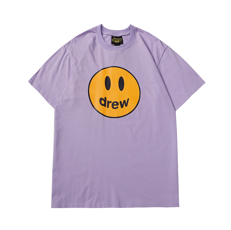 Áo thun tay ngắn in hình mặt cười phong cách cổ điển