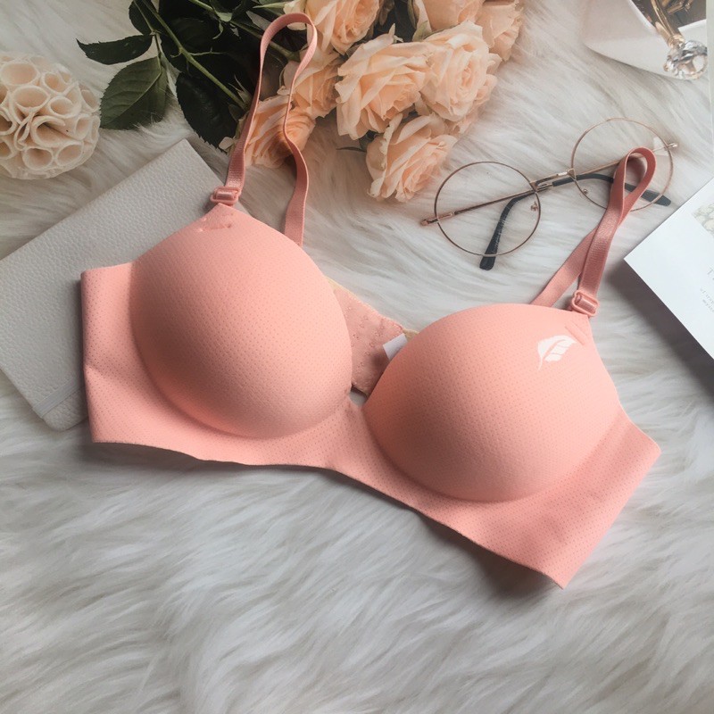Áo Lót, Áo Ngực Đúc Su Thông Hơi Hình Lá Không Gọng Đệm Bàn Tay Nâng Ngực | BigBuy360 - bigbuy360.vn