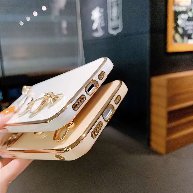 Ốp điện thoại mềm viền vuông hình trái tim sang trọng bảo vệ camera cho Xiaomi Redmi Note 9s Note 9 Pro Note 9 Pro Max