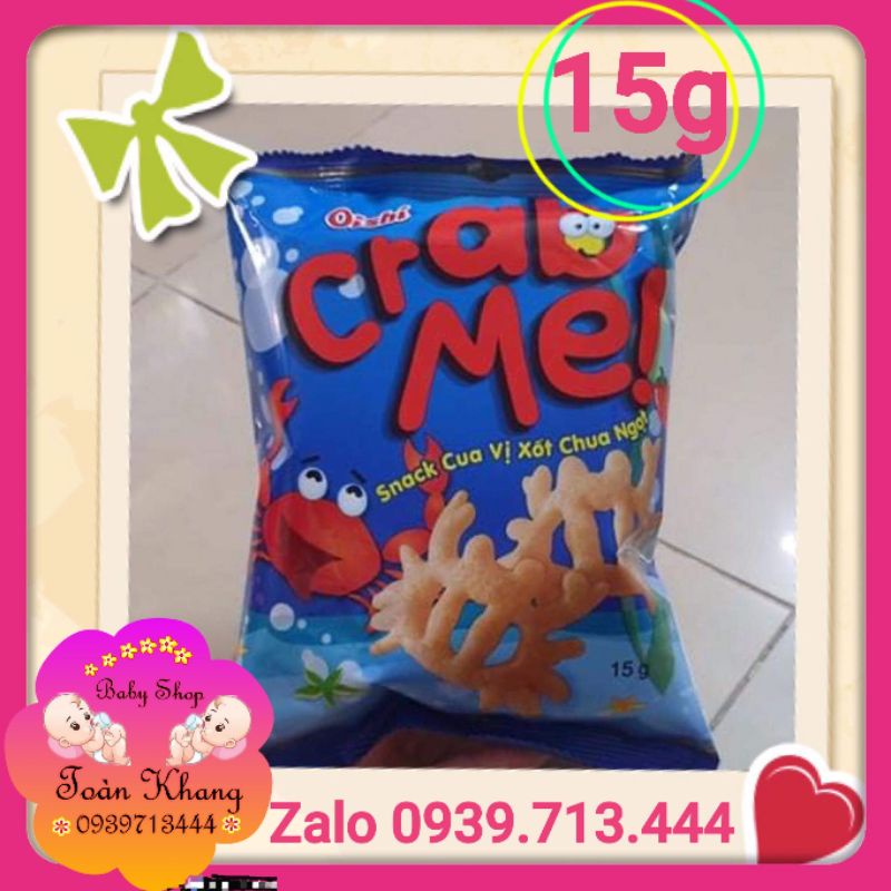 BÁNH SNACK CUA VỊ SỐT CHUA NGỌT 39GR