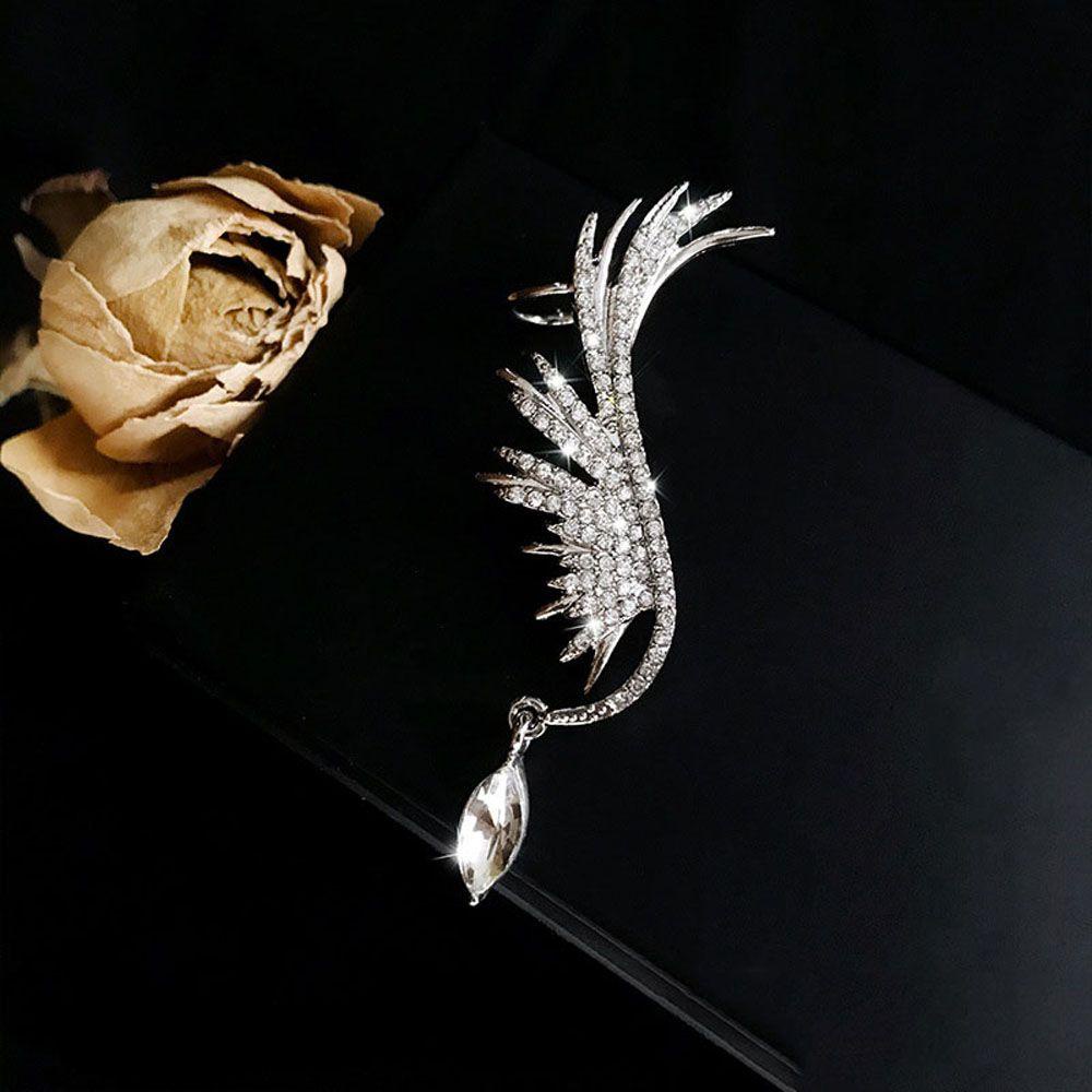 Fallforbeauty Phụ Kiện Trang Sức Treo Trang Trí Tinh Tế|Khuyên Tai Lủng Lẳng Đính Đá Zircon