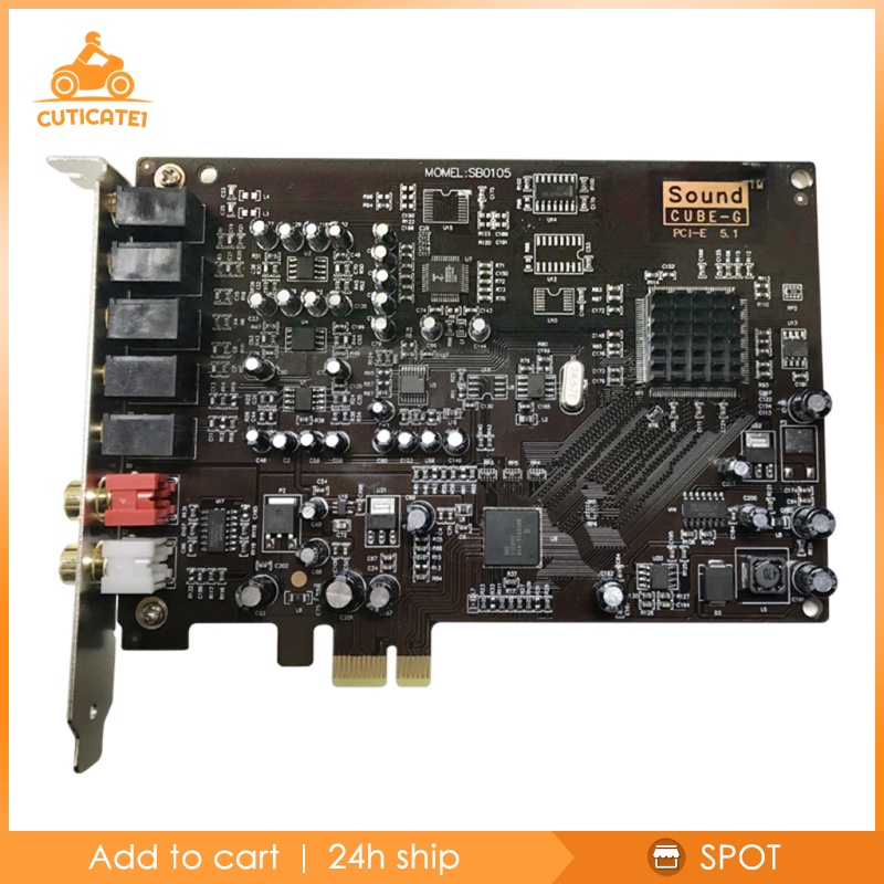 Card Âm Thanh 5.1 Pci-E Sáng Tạo Cho Gigabit Ethernet Máy Tính
