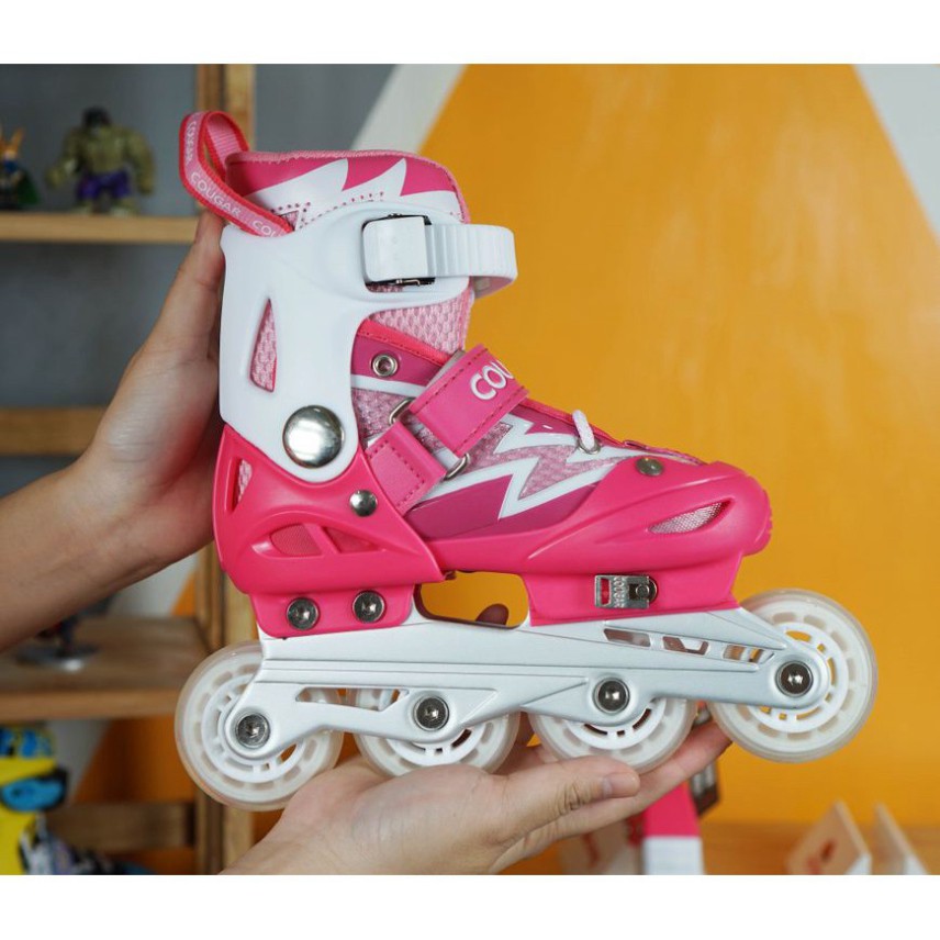 Combo giày trượt patin dành cho bé 835L - 3 màu siêu hấp dẫn, có phanh an toàn tuyệt đối [Khuyến Mãi Lớn]