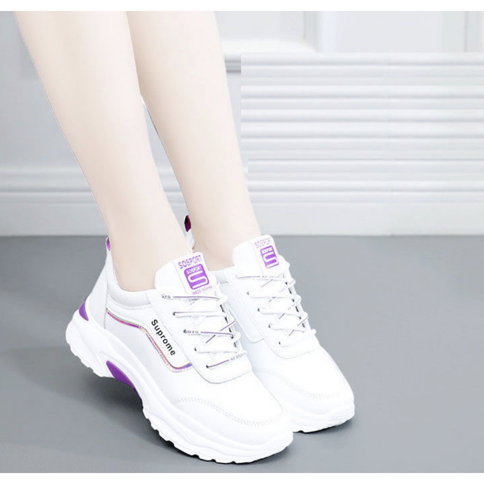 Giày Sneaker Sục Đế độn Thể Thao Suprome