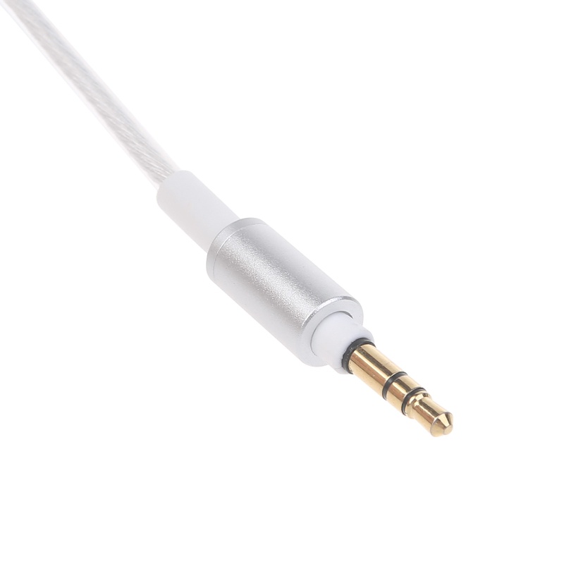 Dây Cáp Âm Thanh Aux Mạ Vàng Chuyển Đổi Đầu Cắm 3 5mm Với Mic Điều Chỉnh Âm Lượng