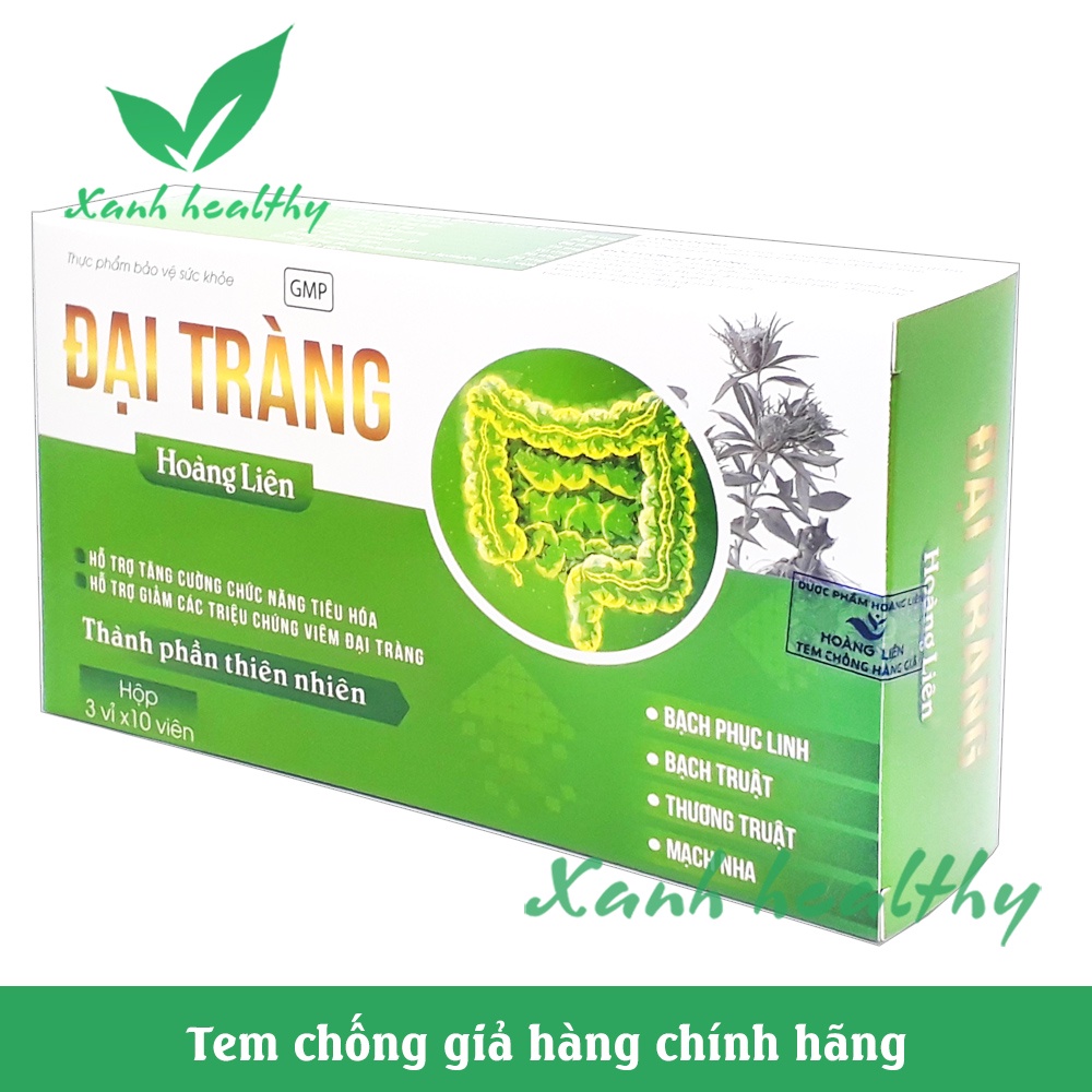 Viên uống giảm viêm đau Đại Tràng Hoàng Liên - Thành phần thảo dược hàng chính hãng - thành phần thảo dược