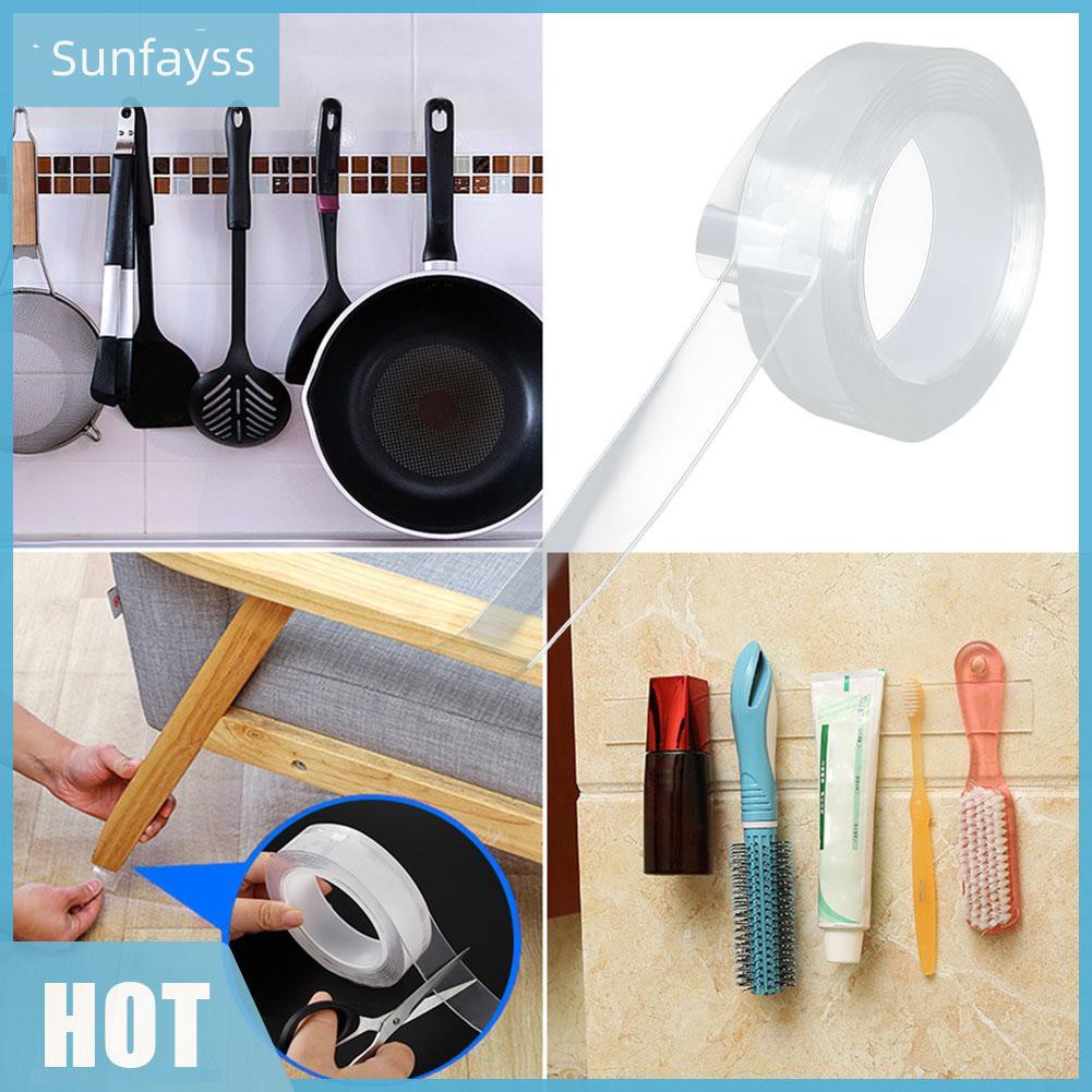 SF Băng Keo Nano Hai Mặt Trong Suốt Đa Năng Tiện Dụng