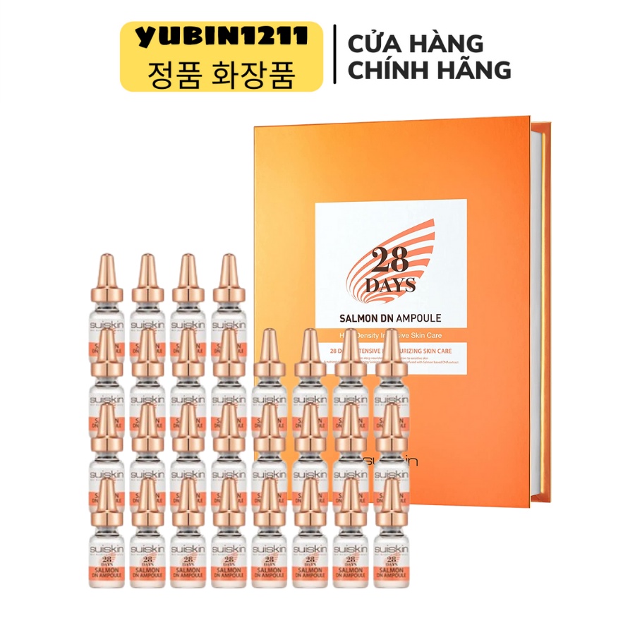 Tế bào gốc Salmon DN Ampoule Dược Mỹ Phẩm Suiskin 28 days (hộp)