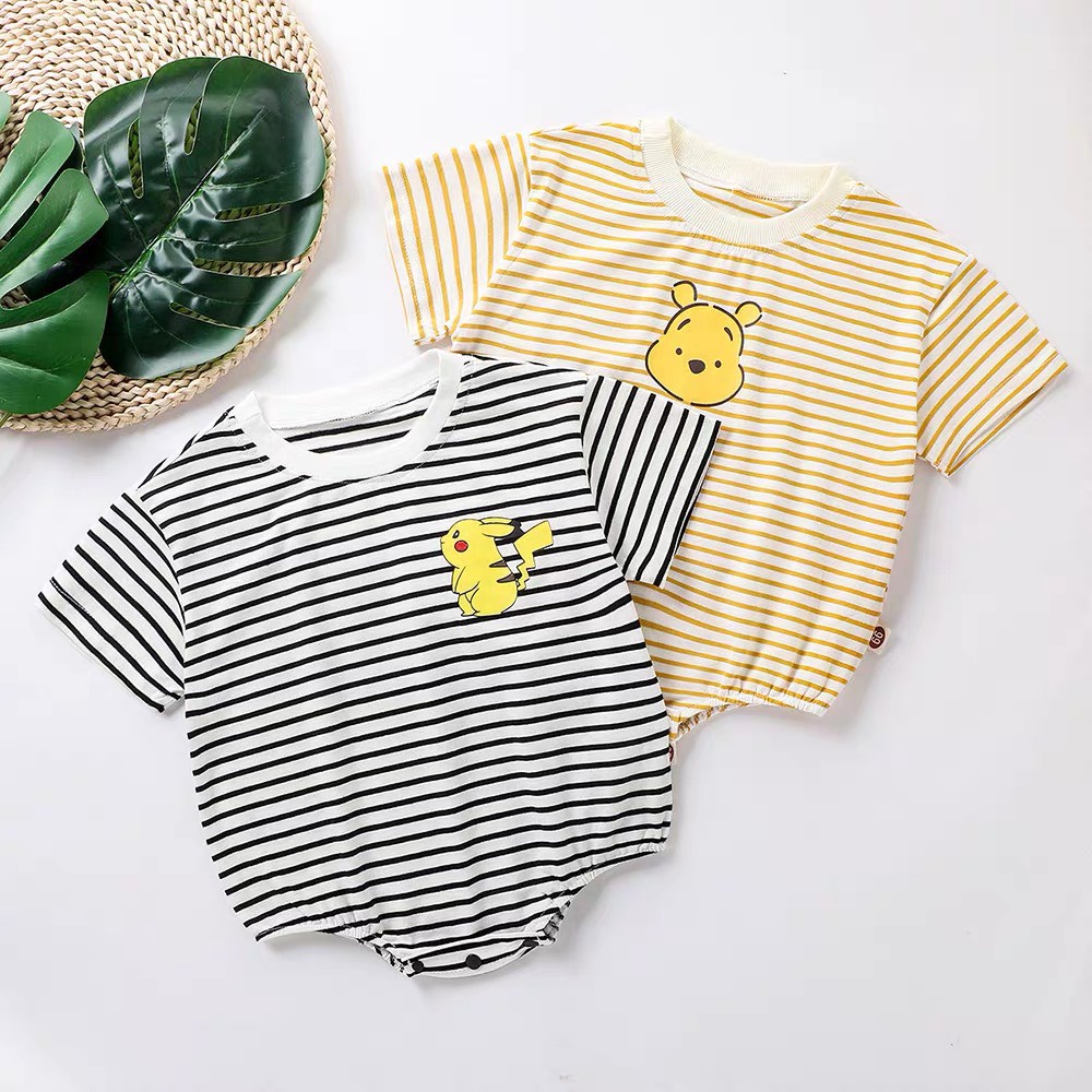 Bộ Body Chất Cotton Tàu Giãn 4 Chiều Đáng Yêu Cho Bé Gái Bé Trai MINTSCLOSET Size Từ 0-4 Tuổi - BS6046 - BS6047 - BS6051