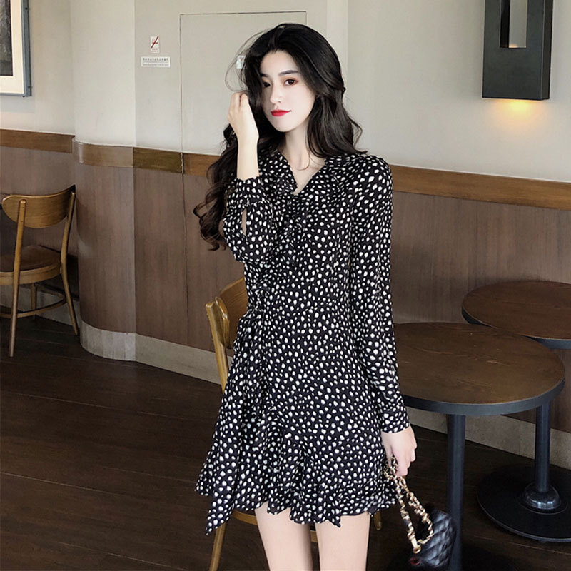 Đầm Chiffon In Hoa Kiểu Pháp Duyên Dáng Cho Nữ