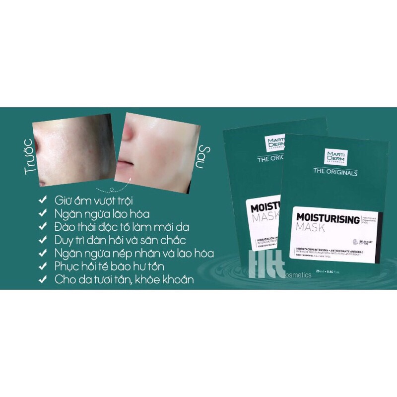 Mặt nạ cấp ẩm phục hồi da MảtiDerm