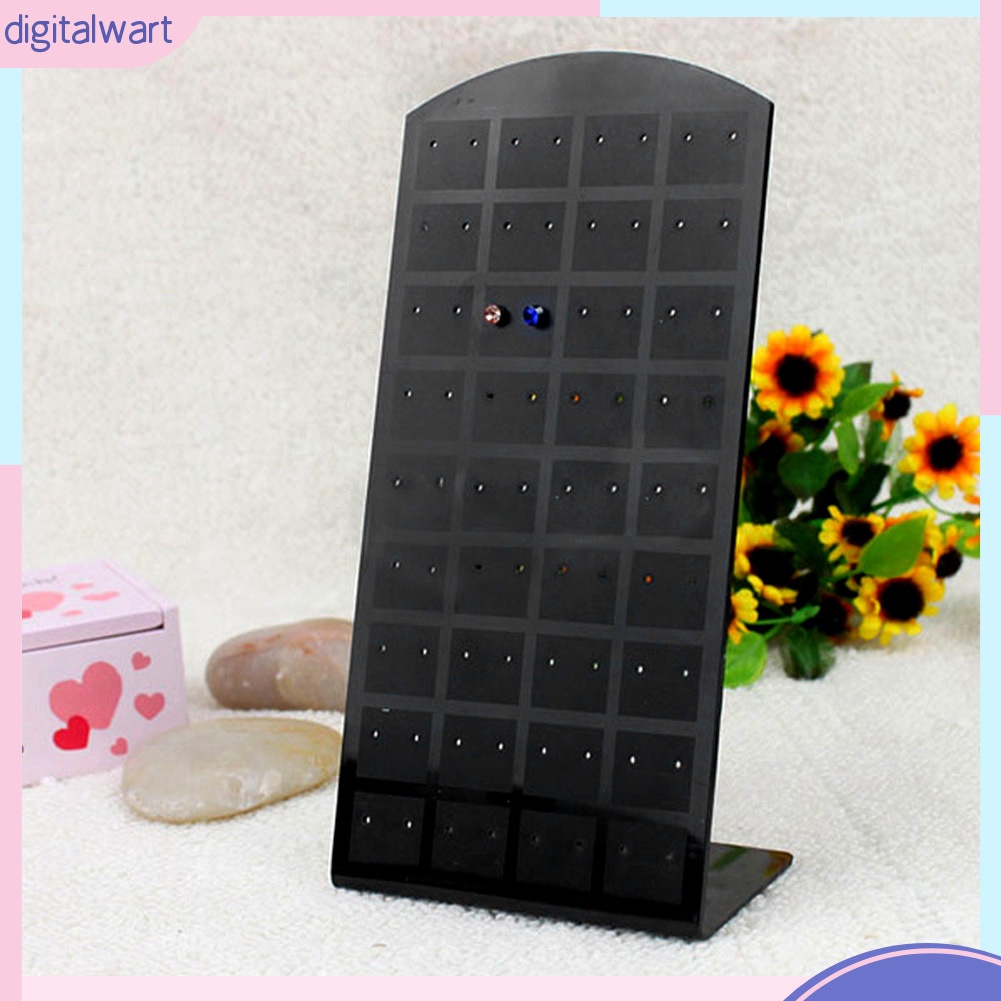 Giá Treo Khuyên Tai 72 Lỗ Bằng Acrylic Tiện Dụng