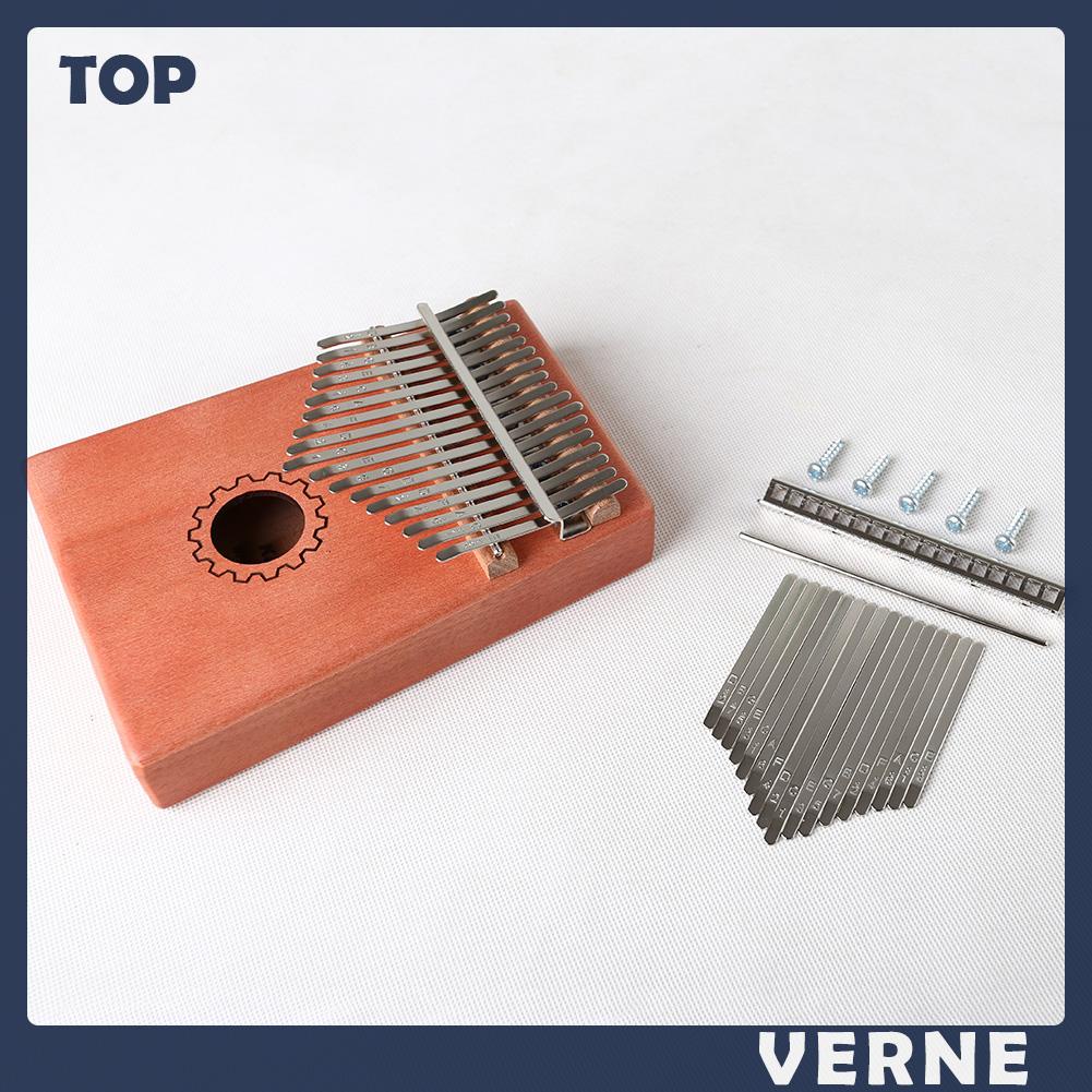 Đàn kalimba 17 phím bấm kèm 5 vít vặn thay thế tiện lợi