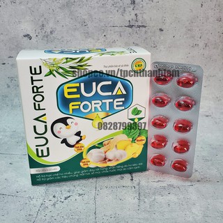 Viên uống EUCA FORTE giảm ho, giảm đau họng, khan tiếng - Hộp 100 viên