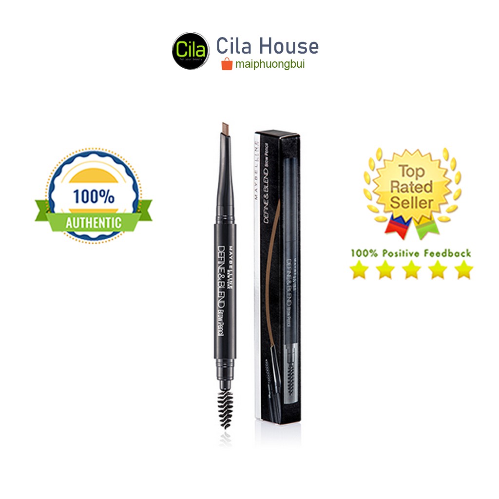 Chì kẻ mày Maybelline Define & Blend 2 đầu - Cila House