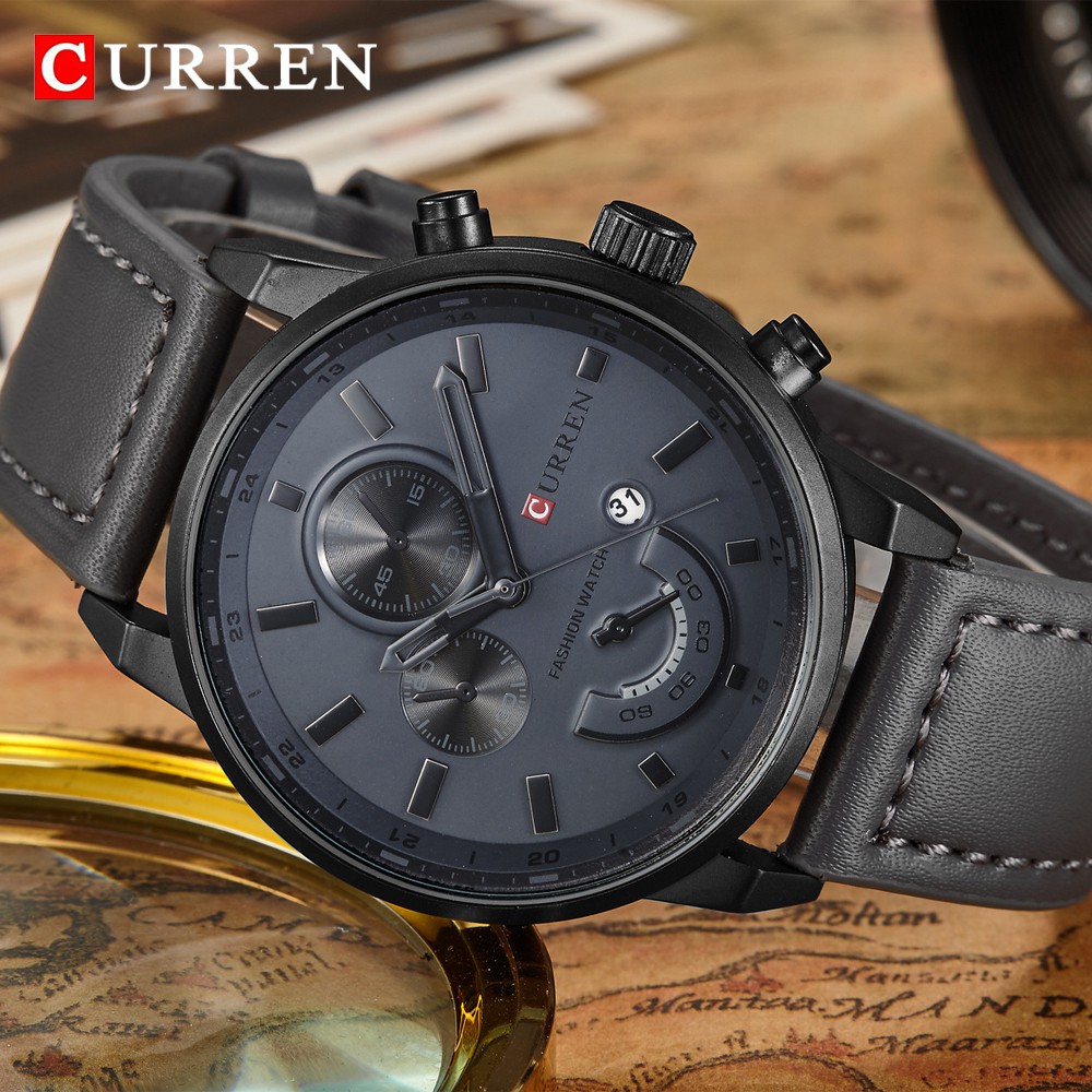 Đồng Hồ Quartz Nam Chống Thấm Nước Nhãn Hiệu CURREN 8217