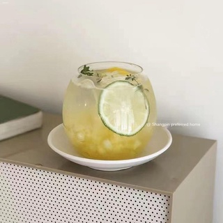 Cốc thủy tinh uống nước / nước ép / cà phê kiểu hàn quốc dễ thương