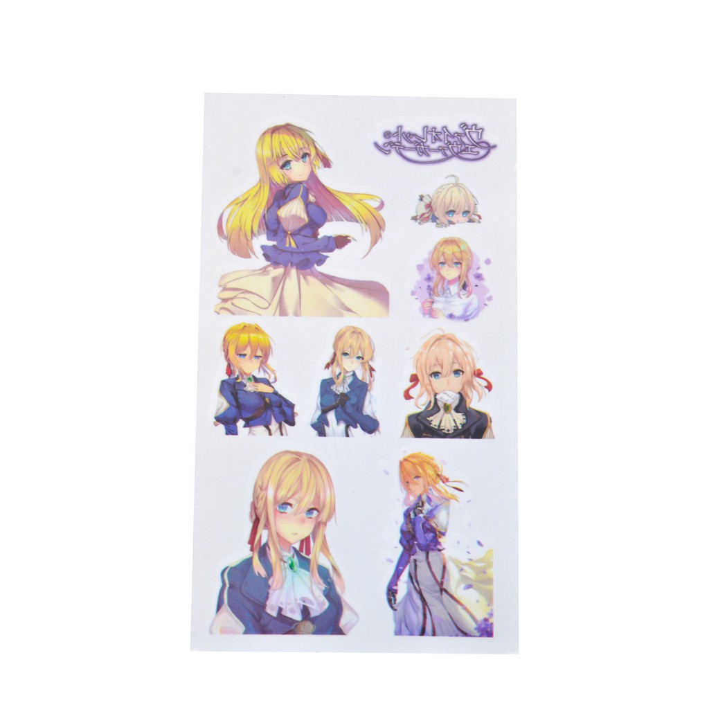 [thanh lý bán lỗ]Sticker Anime Hình xăm - Violet Evergarden Loại 2 [AAM] [PGN30]
