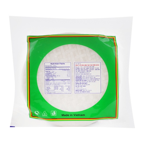 COMBO 4 GÓI BÁNH TRÁNG VIỆT NAM SAFACO SIZE 22CM GÓI 300gr - dùng cuốn nem, gỏi