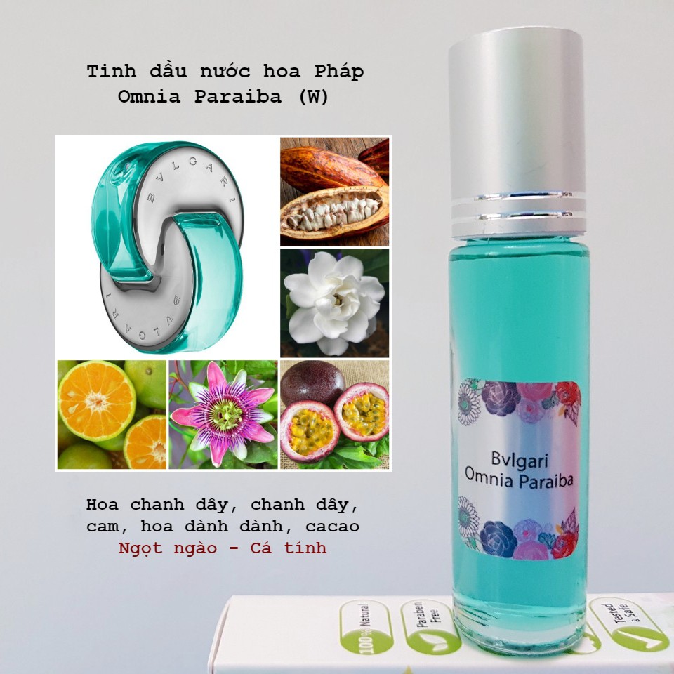 (91W) Tinh Dầu Nước Hoa Pháp - Bvlgari Omnia Paraiba