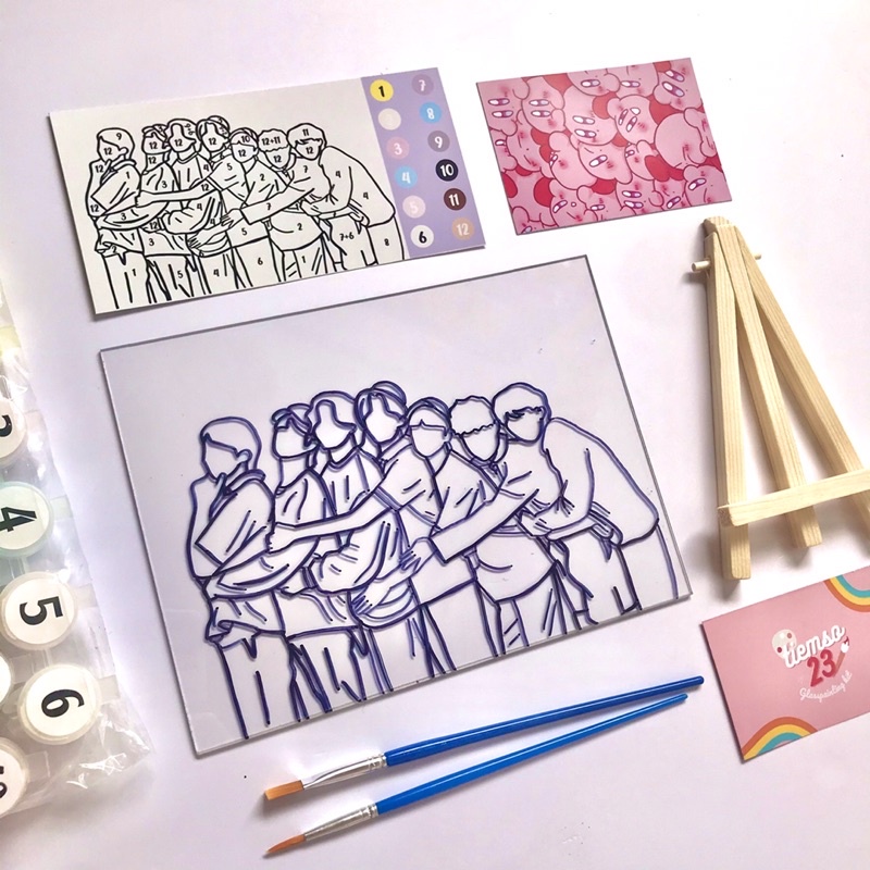 [KIT TÔ MÀU] Tranh kính K-POP Idol có sẵn | BigBuy360 - bigbuy360.vn