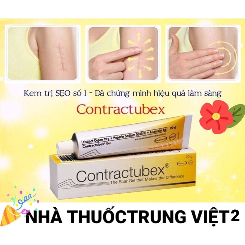 Kem bôi sẹo Contractubex (10g - 30g)