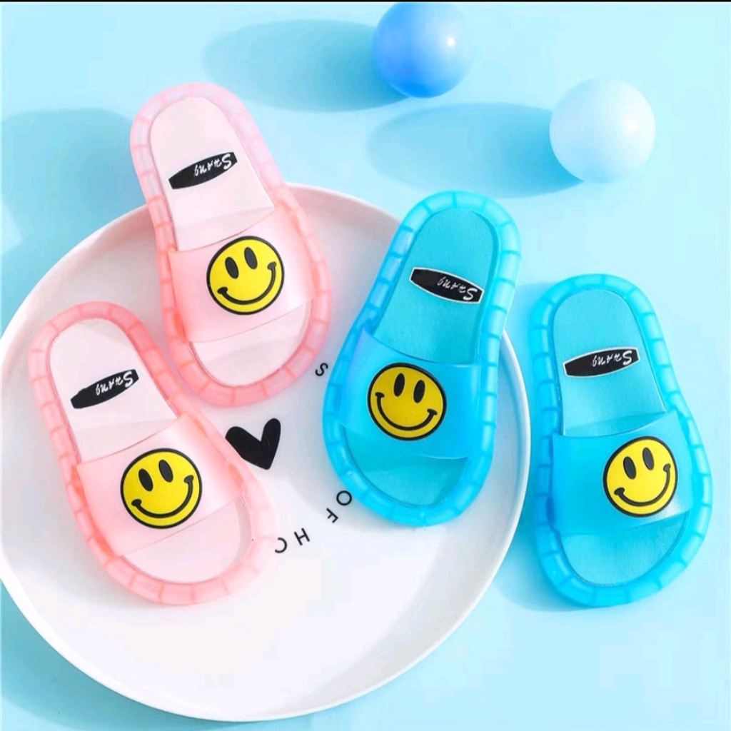 Dép Smile gắn led vui nhộn , dép mặt cười nhấp nháy tuyệt diệu cho bé
