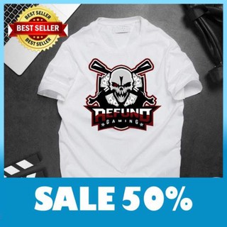 ÁO THUN - NAM NỮ -IN NHIỆT LOGO REFUND GAMING