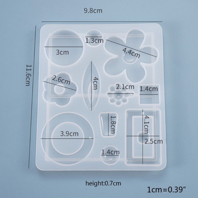 Khuôn Làm Trang Sức Bằng Resin Epoxy UV DIY