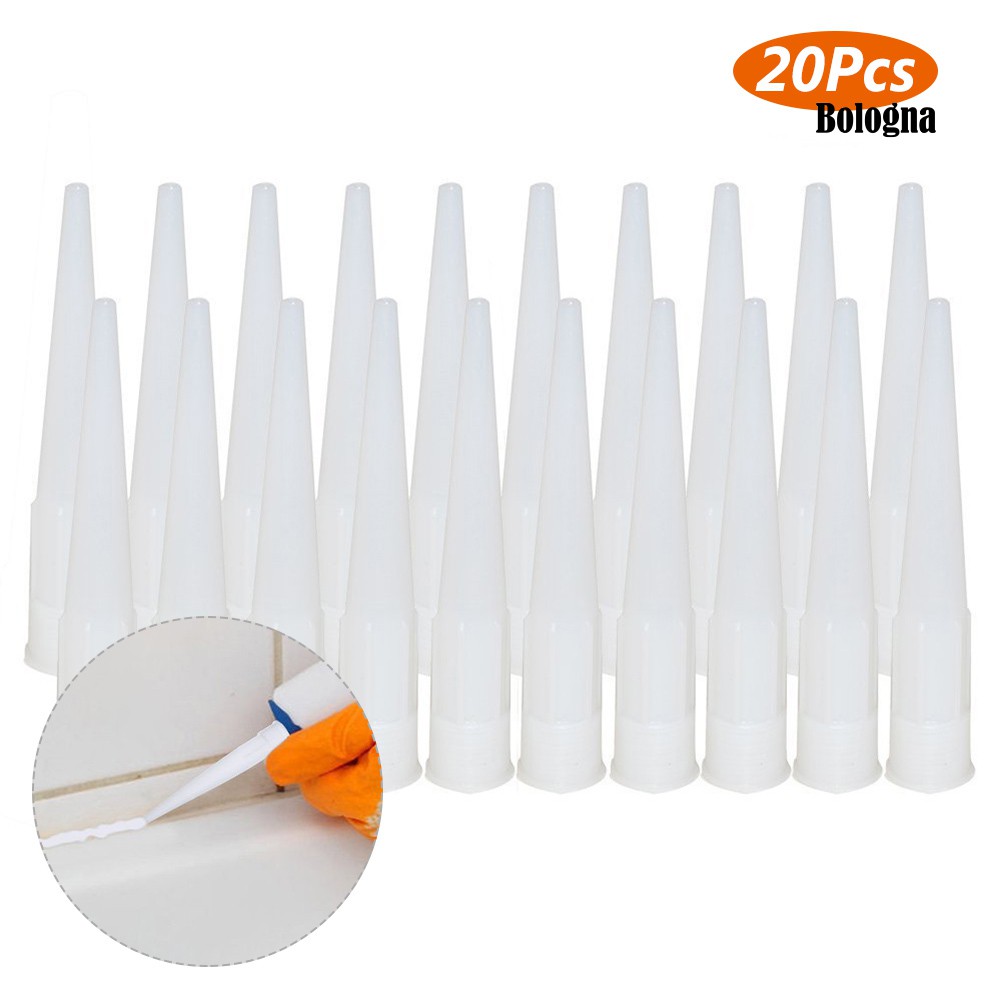 Set 20 Đầu Bịt Kín Keo Kính Bằng Silicon Tiện Dụng