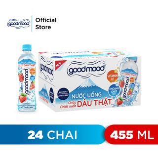 Nước Good Mood dâu 455ml thùng 24 chai