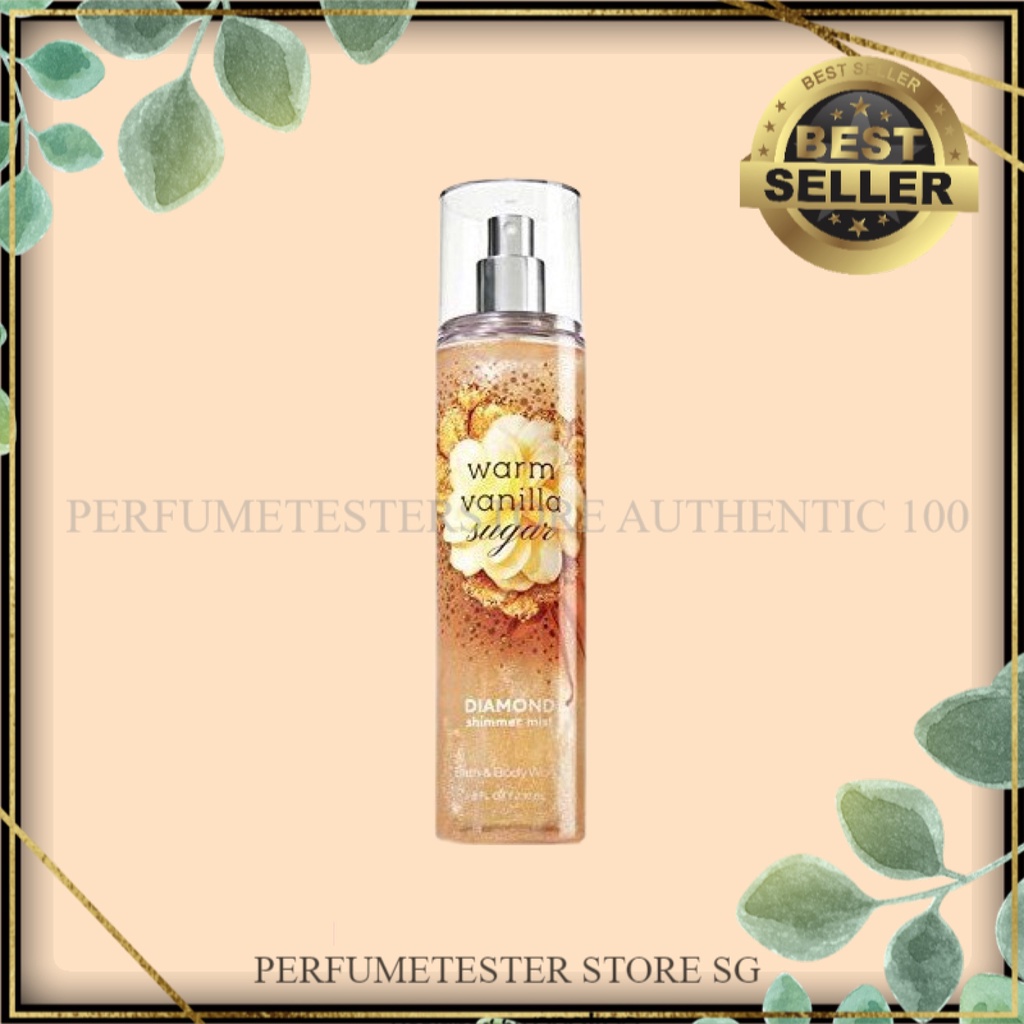 Xịt toàn thân Body Mist Bath &amp; Body Works - Warm Vanilla Sugar 30ml/50ml/100ml ⁻ ᴾᴱᴿᶠᵁᴹᴱᵀᴱˢᵀᴱᴿˢᵀᴼᴿᴱˢᴳ ⁻