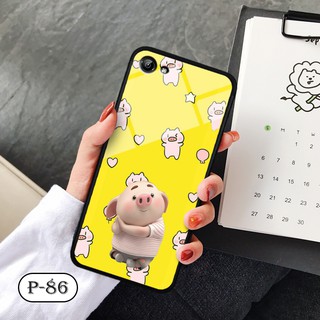 Ốp lưng kính 3D Oppo A83-cute