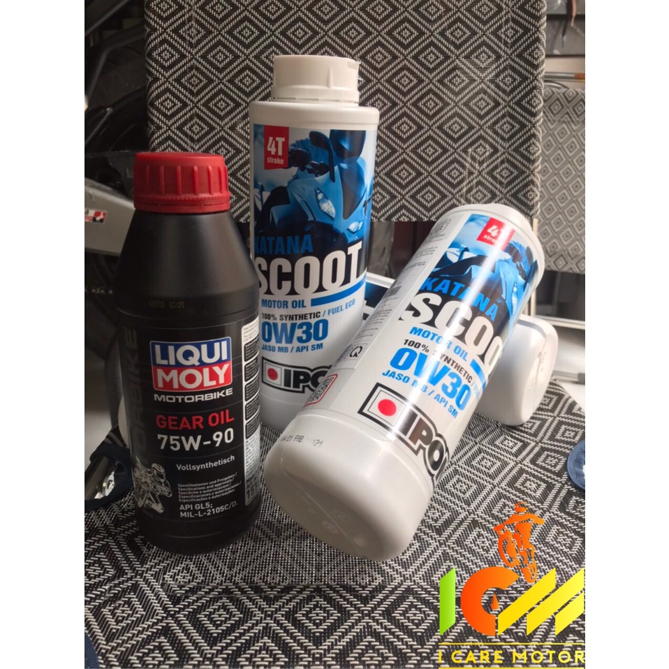 Nhớt tay ga tổng hợp scooter 4T IPONE KATANA SCOOT 0W30