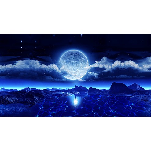 Tranh Decal 3D Dán Bể Cá Cảnh, Bể Thủy Sinh Mẫu 3