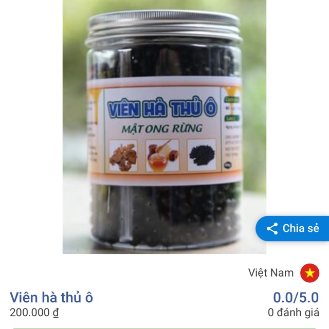 Combo 16 hũ trinh nữ hoàng cung cao xạ đen, 10 hũ hà thủ ô