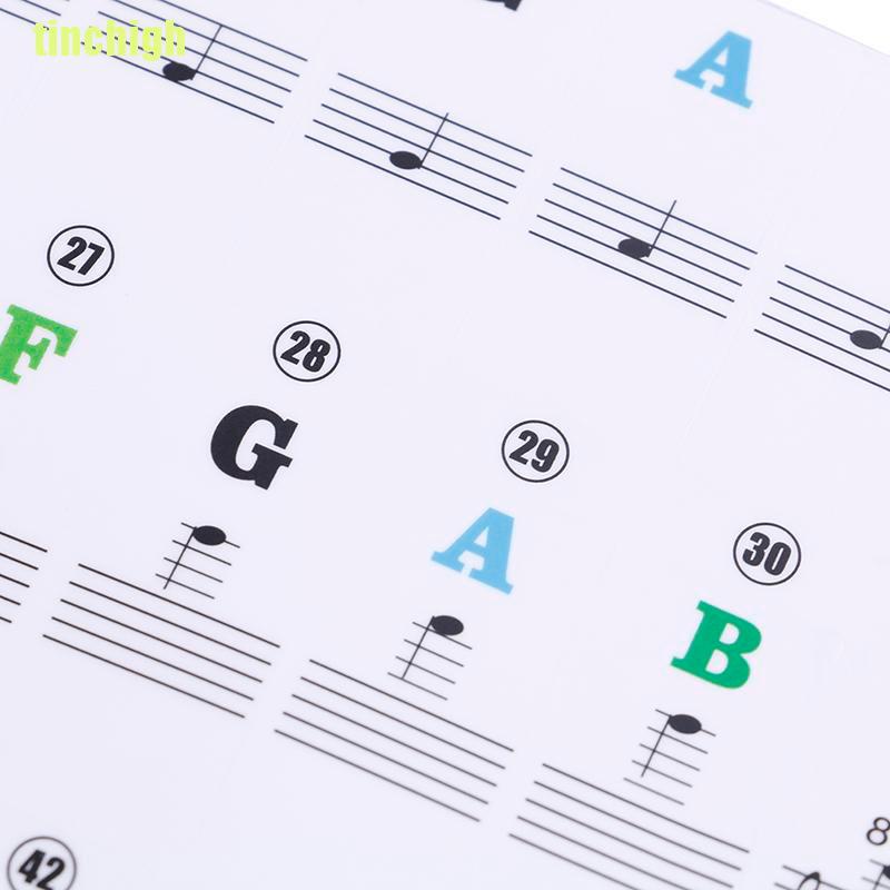 Nhãn Dán Tên Bàn Phím Đàn Piano Điện Tử 54 61 88