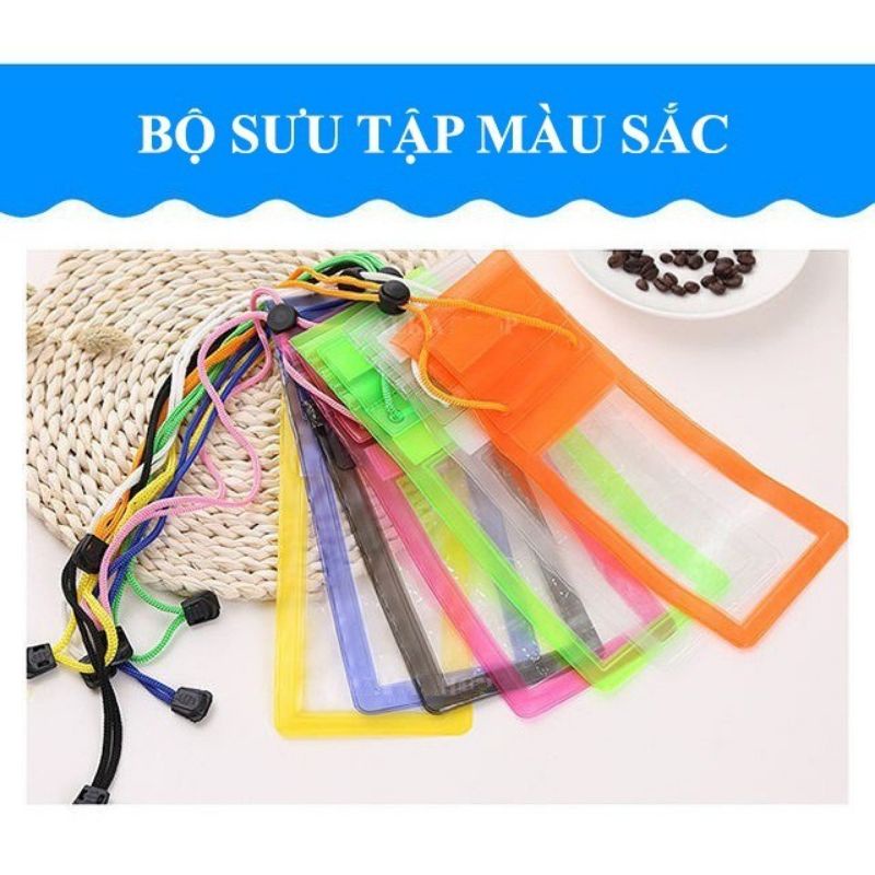 Túi Chống Nước Đi Bơi, đi biển,Đi Mưa cho Điện Thoại, Đựng Bóp Ví, Giấy Tờ