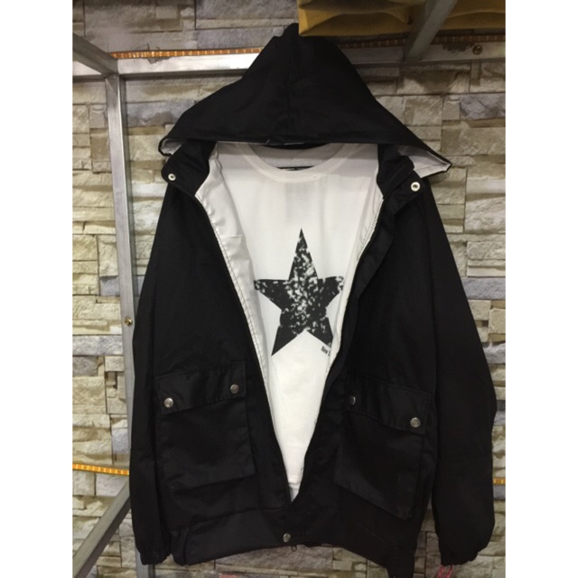 Áo khoát kaki nam nữ form rộng túi hộp kèm ảnh thật | BigBuy360 - bigbuy360.vn