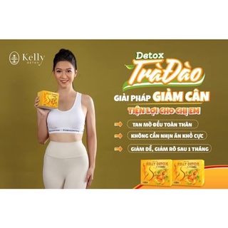 Trà đào Kelly detox