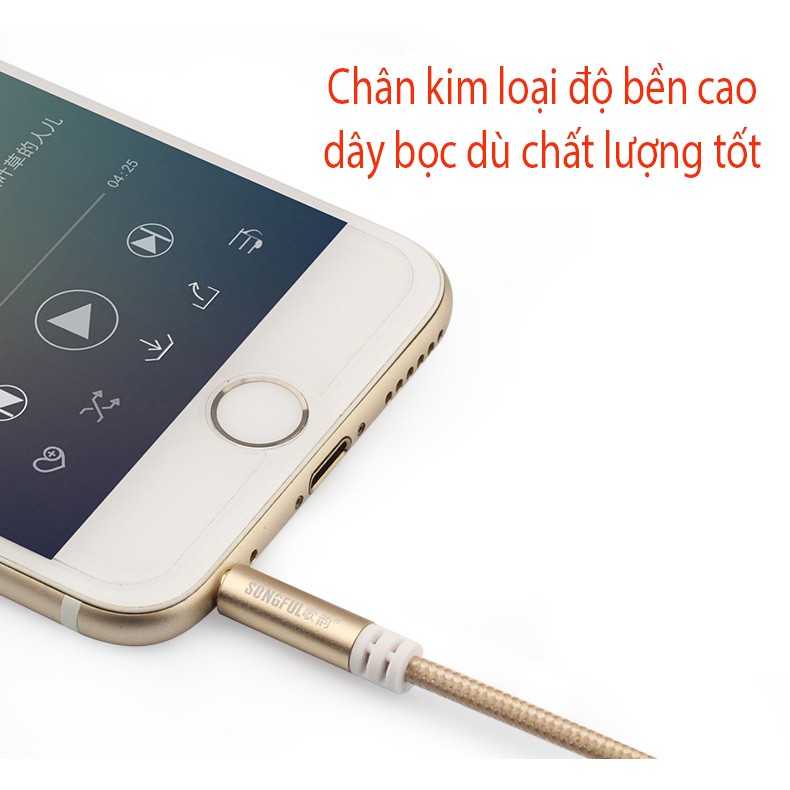 Dây nối dài 3M cho tai nghe và các thiết bị âm thanh chuẩn 3.5mm/4 khấc