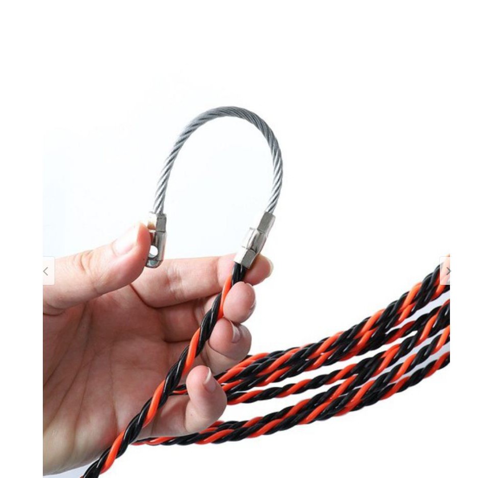 dây mồi luồn ống điện 𝑭𝑹𝑬𝑬𝑺𝑯𝑰𝑷 xả kho _dây xoắn 3 sợi siêu bền,nhựa đỏ đen