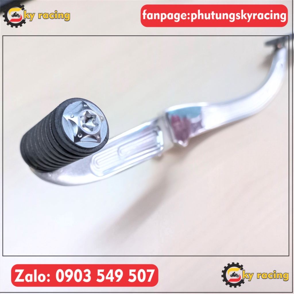 Cần số 2 chiều chuẩn INOX 304 TH gắn cho xe Ext150, Ext135, Sirius, Wave, Winner…..