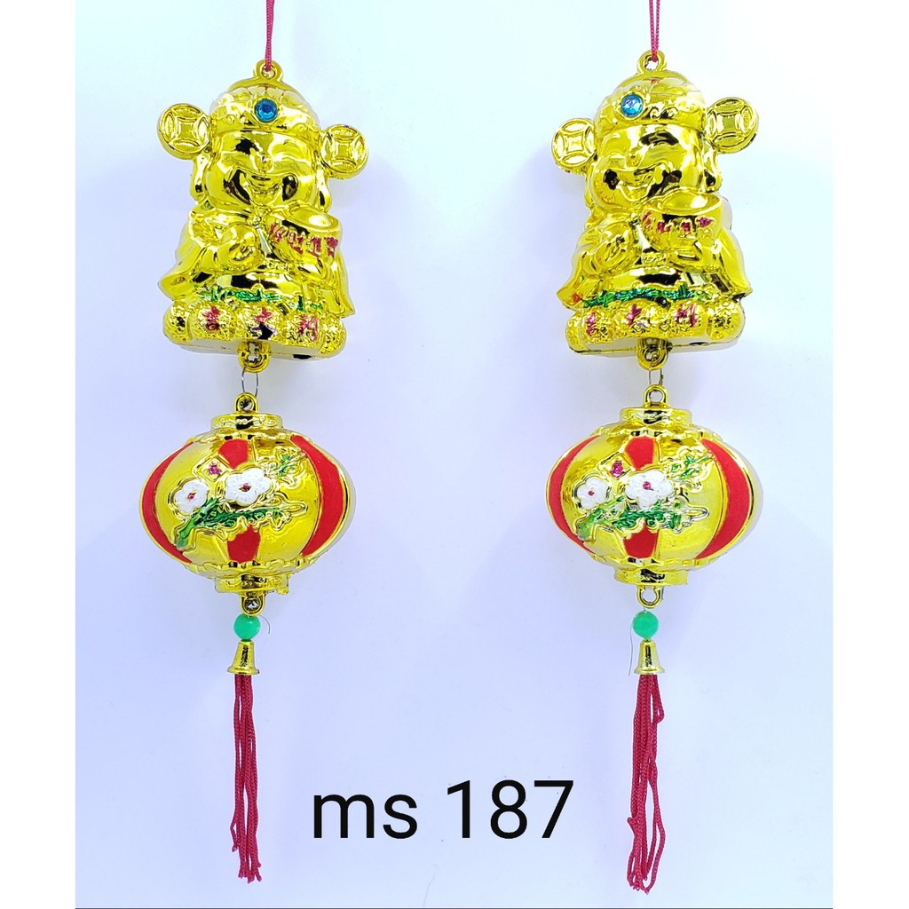 THẦN TÀI ĐÈN HOA SỌC LỚN TRANG TRÍ TẾT - NK187